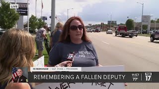 Laurie Smith Interview During Procession