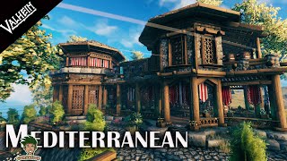 Valheim |The ULTIMATE Mediterranean house | Building Ep #18