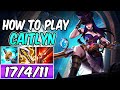 S+ FULL CRIT CAITLYN ADC | Best Build & Runes | Diamond Guide | HOW TO PLAY | League of Legends