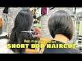 BOB HAIR CUT | SHORT BOB HAIRCUT | Hair Transformation | DIY | ASMR | Updates | hairstyles