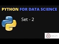 Python Containers: Set - Practical | Union & Intersection | Python for Data Science