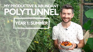 Polytunnel Update Tour! | Productive \u0026 Abundant in Year 1! | The Polytunnel in July 2021