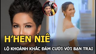 H'Hen Niê lộ khoảnh khắc bí mật đám cưới với bạn trai tại trời Tây, ảnh cưới đẹp như cổ tích?