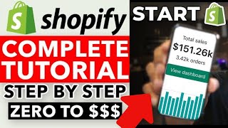 COMPLETE Shopify Tutorial For Beginners 2021   How To Create A Shopify Store From Scratch
