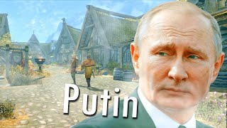 Putin Plays Skyrim Anniversary Edition