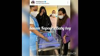 Sonam kapoor baby 🥰💐🤱new born baby boy photos #sonamkapoorbaby #babyboy #rheakapoor #liger #cokacoka