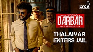 Darbar Movie Scene | Thalaivar Enters Jail | Rajinikanth | Nayanthara | AR Murugadoss | Lyca