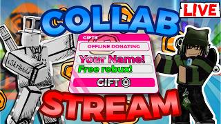 🔴Pls Donate LIVE 💸FIRST COLLAB STREAM | 🎁 TTS ON