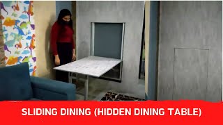 Sliding Dining (Hidden Dining Table) | Space Saving Furniture | Vezza