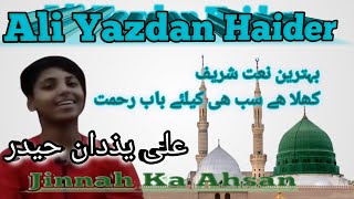 Khula Hai Sabhi Ke Liye Baab E Rehmat - Ali Yazdan Haider | Jinnah Ka Ahsan #Naat #Pakistan #Urdu