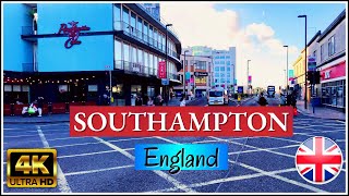 【4K Walking Southampton in Hampshire, England - Walking Tour Southampton UK
