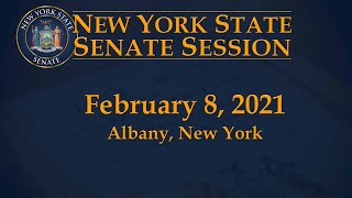 New York State Senate Session - 02/08/21