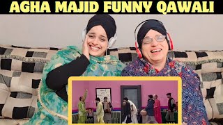 INDIAN reaction on AGHA MAJID very funny qawali/ #kalichadardrama