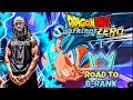 DRAGON BALL SPARKING ZERO: ROAD TO B-RANK SQUAD!!!!!!!