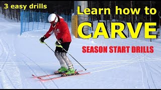 Learn how to CARVE - 3 EASY DRILLS