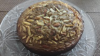 Carrot Cake with Oats, Bajra and Jowar Flour | No Sugar without Oven Cake | Healthy Carrot Cake