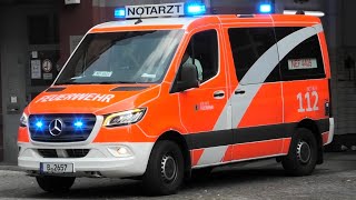 Einsatzfahrten von Feuerwehr \u0026 Rettungsdienst in Berlin - Zusammenschnitt