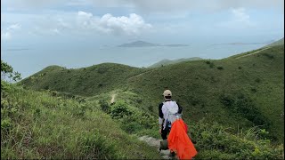 (Solo camping and hiking in Hong Kong 4k)單人三日兩夜-經羗山爬上萬丈布露營-再落狗嶺涌露營-夏季極限露營行山之旅 純音樂.無旁白 沿路美景 野外煮食實錄