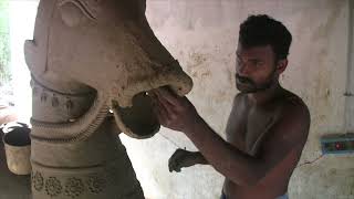 Diane Kempler with Terracotta Potters in Tamil Nadu, India (2015)