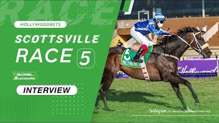 20240124 Hollywoodbets Scottsville Interview Race 5 won by HOT STRIKE