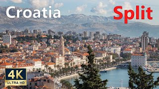 Split Croatia 🇭🇷 4K Ribarnica Fish Market Marjan Hill Walking Tour