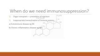 Immunosuppressant Drug's - Corticosteroids