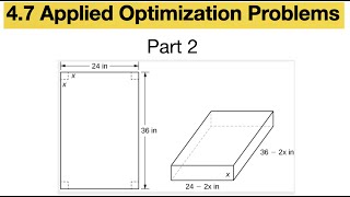 Applied Optimization Problems Part 2