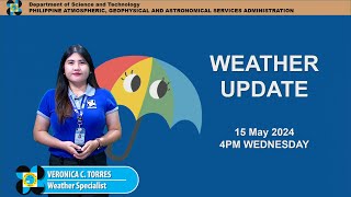 Public Weather Forecast issued at 4PM | May 15, 2024 - Wednesday