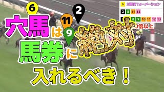 【競馬 万馬券】本命党でも万馬券を獲れる！穴党は無駄馬券が増える #043