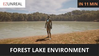 Unreal Engine 5 Tutorial for Beginners: Create Forest Lake Scene Environment