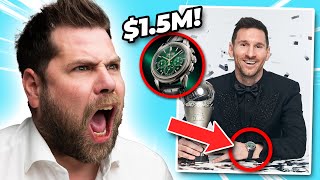Watch Expert Reacts to Lionel Messi's NEW $1,500,000 Watch Collection