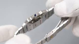 【CARTIER カルティエ】サントス／LMサイズ／YGコンビ／ヴィンテージ時計【スイートロード公式】