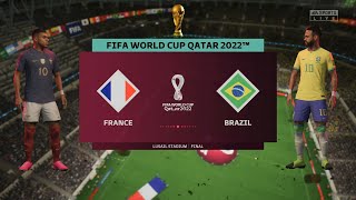 FRANCE vs BRAZIL | FIFA World Cup Qatar 2022 Final SIMULEZ | FIFA 23 | PS5