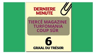 DERNIÈRE MINUTE LA PYRAMIDE DES CHANCES QUINTE DU MERCREDI 22.01.25