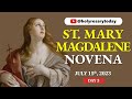 ST. MARY MAGDALENE NOVENA DAY 3 🙏 July 15, 2023 🙏 Holy Rosary Today