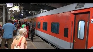 First Ever Run - Legendary Gujarat Mail From Mumbai In New Avtar With Rajdhani Type LHB Coaches