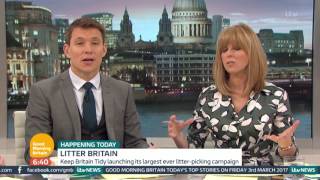 Ben Is Shocked When Kate Says She Doesn't Litter | Good Morning Britain