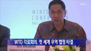 WTO 각료회의, 사상 첫 세계 무역 협정 타결 / YTN