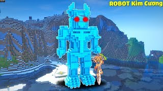 KHÁM PHÁ THÀNH CÔNG ROBOT KIM CƯƠNG KHỔNG LỒ TRONG MINECRAFT | Thử Thách SlenderMan