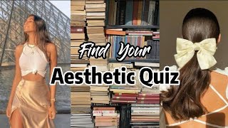 FIND YOUR AESTHETIC QUIZ 2021 | donnamarizzz