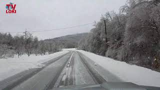 Cesta za Gračac puna snijega 07.02.2018.