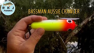 A big Murray Cod caught on a big surface lure