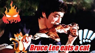 Bruce Lee eats a cat for 3 minutes