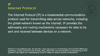 IP - Internet Protocol