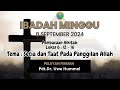 IBADAH MINGGU, 8 SEPTEMBER 2024 | GKI PNIEL KOTARAJA