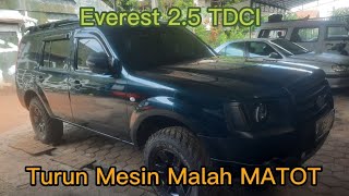 Ford Everest 2.5 TDCi tidak hidup seletah turun mesin #ford #fordeverest