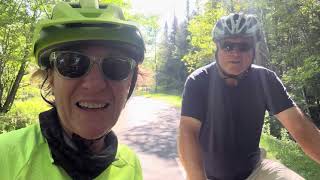 Cycling La Route Verte, Quebec, 2024