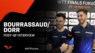 Bourrassaud/Dorr Post-QF Interview | #WTTFukuoka 2024