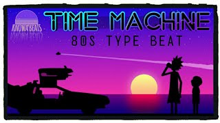 80s Type Beat Synthwave Retrowave Rap Beat 2021 - Time Machine