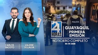 Noticiero de Guayaquil (Primera Emisión 30/01/2025)